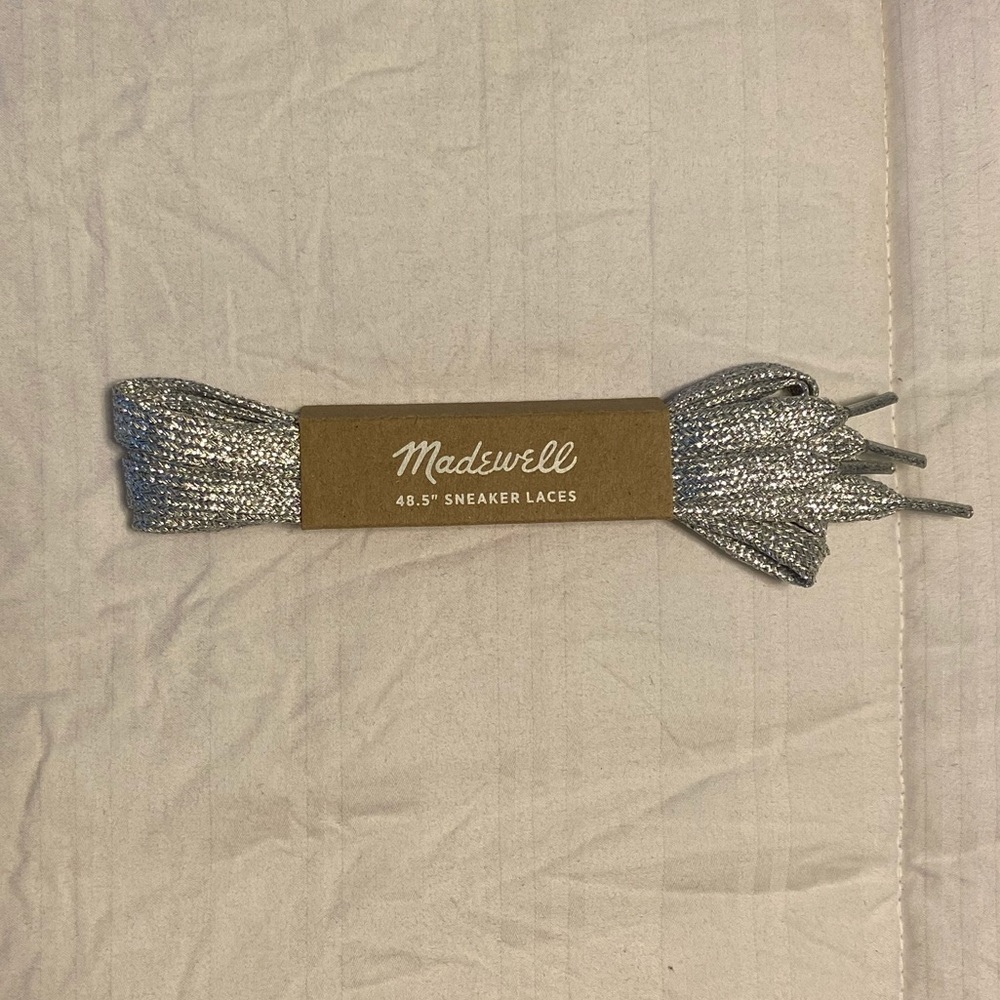 Madewell sparkly shoelaces
